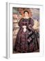 The Business Woman-B. M. Kustodiev-Framed Giclee Print