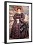 The Business Woman-B. M. Kustodiev-Framed Giclee Print