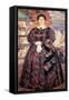 The Business Woman-B. M. Kustodiev-Framed Stretched Canvas