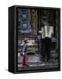 The Busker and the Boy-Vince Russell-Framed Stretched Canvas