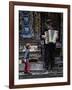 The Busker and the Boy-Vince Russell-Framed Photographic Print