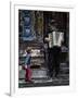 The Busker and the Boy-Vince Russell-Framed Photographic Print