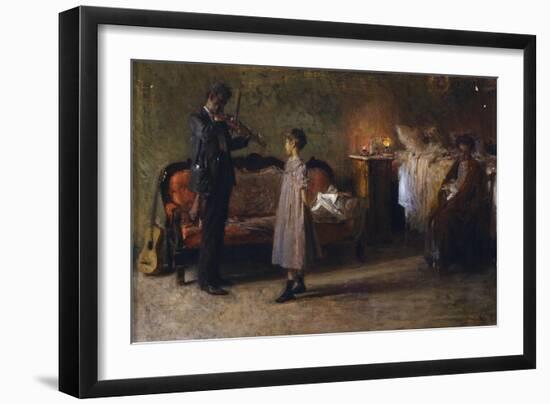 The Busker's Family-Gaetano Gigante-Framed Giclee Print