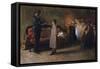 The Busker's Family-Gaetano Gigante-Framed Stretched Canvas