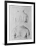 'The Bust of an Infant, Front and Back Views', c1480 (1945)-Leonardo Da Vinci-Framed Giclee Print