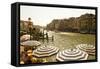 The Bustling River Front Along the Gran Canal, Italy-David Noyes-Framed Stretched Canvas