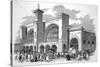 The Busy King's Cross Terminus of the Great Northern Railway-null-Stretched Canvas