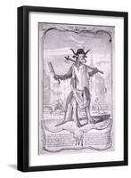 The Butcher, 1740-George Bickham-Framed Giclee Print