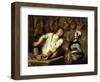 The Butcher at the Montmartre Market, 1857-58-Honore Daumier-Framed Giclee Print