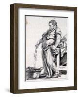 The Butcher, C1745-1805-Jean-Baptiste Greuze-Framed Giclee Print