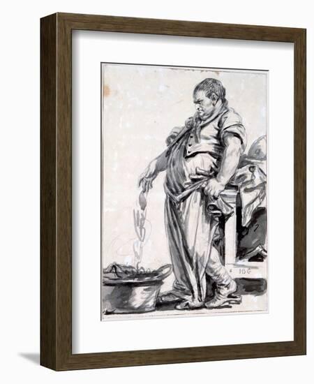 The Butcher, C1745-1805-Jean-Baptiste Greuze-Framed Giclee Print