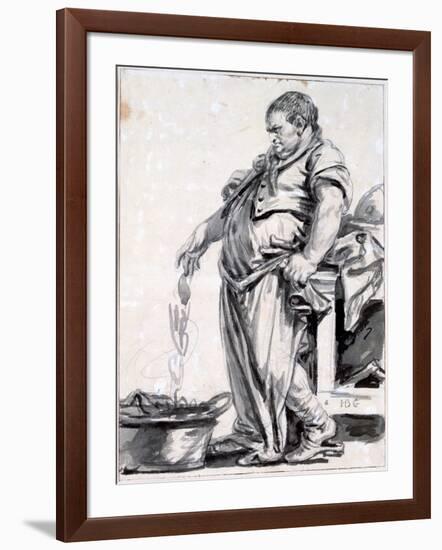 The Butcher, C1745-1805-Jean-Baptiste Greuze-Framed Giclee Print