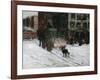 The Butcher Cart, 1901-George Luks-Framed Giclee Print