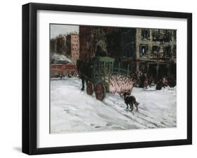 The Butcher Cart, 1901-George Luks-Framed Giclee Print