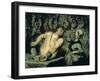 The Butcher, Montmartre Market, 1857-1858-Honoré Daumier-Framed Giclee Print