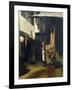 The Butcher (Oil on Canvas)-Francois Bonvin-Framed Giclee Print