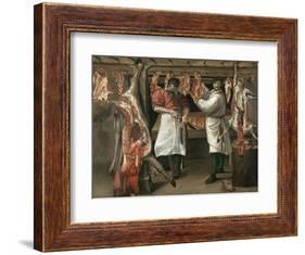 The Butcher's Shop-Annibale Carracci-Framed Giclee Print