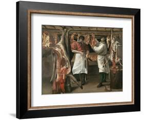 The Butcher's Shop-Annibale Carracci-Framed Giclee Print