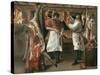 The Butcher's Shop-Annibale Carracci-Stretched Canvas