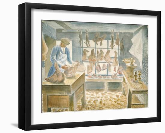 The Butcher's Shop-Eric Ravilious-Framed Giclee Print