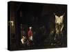 The Butcher-David Teniers II-Stretched Canvas