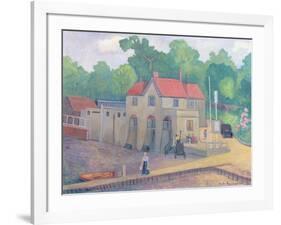 The Butt and Oyster, Pin Mill, before 1935-Stanislawa de Karlowska-Framed Giclee Print