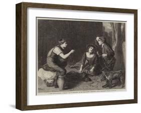 The Butt, Shooting a Cherry-William Mulready-Framed Giclee Print