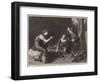 The Butt, Shooting a Cherry-William Mulready-Framed Giclee Print