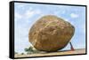 The Butterball Rock at Mamallapuram, Tamil Nadu, Southern India-Peter Adams-Framed Stretched Canvas