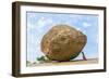 The Butterball Rock at Mamallapuram, Tamil Nadu, Southern India-Peter Adams-Framed Photographic Print