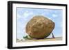 The Butterball Rock at Mamallapuram, Tamil Nadu, Southern India-Peter Adams-Framed Photographic Print