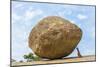 The Butterball Rock at Mamallapuram, Tamil Nadu, Southern India-Peter Adams-Mounted Photographic Print