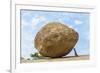 The Butterball Rock at Mamallapuram, Tamil Nadu, Southern India-Peter Adams-Framed Photographic Print