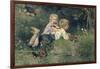 The Butterflies, 1871-August Allebe-Framed Art Print