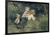 The Butterflies, 1871-August Allebe-Framed Art Print