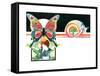 The Butterflies of Eden - Child Life-Len Ebert-Framed Stretched Canvas