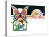 The Butterflies of Eden - Child Life-Len Ebert-Stretched Canvas