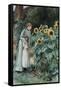 The Butterflies' Paradise-Edward Killingworth Johnson-Framed Stretched Canvas