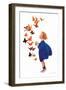 The Butterflies-Jessie Willcox-Smith-Framed Art Print