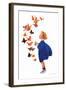 The Butterflies-Jessie Willcox-Smith-Framed Art Print