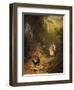 The Butterfly Catcher-Carl Spitzweg-Framed Premium Giclee Print