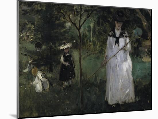 The Butterfly Hunt, c.1874-Berthe Morisot-Mounted Giclee Print