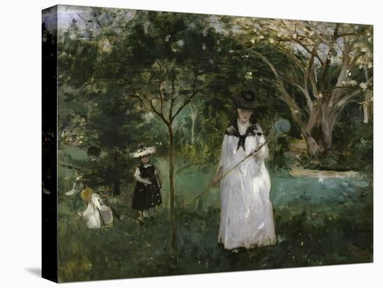 The Butterfly Hunt, c.1874-Berthe Morisot-Stretched Canvas