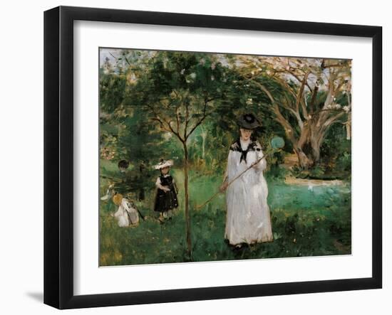 The Butterfly Hunt-Berthe Morisot-Framed Giclee Print
