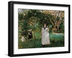 The Butterfly Hunt-Berthe Morisot-Framed Giclee Print