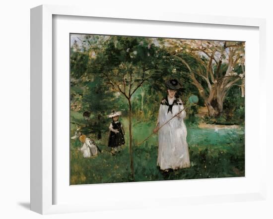 The Butterfly Hunt-Berthe Morisot-Framed Giclee Print