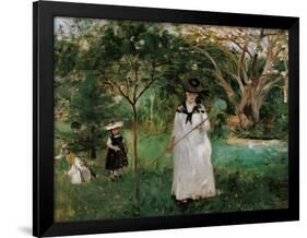 The Butterfly Hunt-Berthe Morisot-Framed Giclee Print