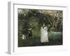 The Butterfly Hunt-Edouard Manet-Framed Art Print