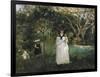 The Butterfly Hunt-Edouard Manet-Framed Art Print