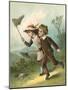 The Butterfly Hunt-English School-Mounted Giclee Print
